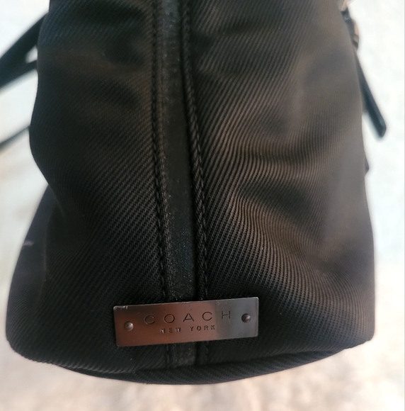 Vintage Coach Mercer Twill and Leather Bag - Picture 6 of 11